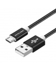 VOXLINK Nylon pleciony kabel micro USB 1 m/2 m/3 m synchronizacja danych USB ładowarka kabel do Samsung HTC LG huawei xiaomi z s