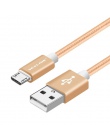 VOXLINK Nylon pleciony kabel micro USB 1 m/2 m/3 m synchronizacja danych USB ładowarka kabel do Samsung HTC LG huawei xiaomi z s