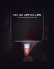 FLOVEME LED dla kabla Lightning na USB dla iPhone X XS Max szybka ładowarka USB do ładowania kabel do transmisji danych dla iPad