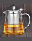 5 rozmiary dobrej borokrzemowego szklany imbryk z ponad 304 zaparzacz ze stali nierdzewnej sitko ciepła do kawy dzbanek do herba