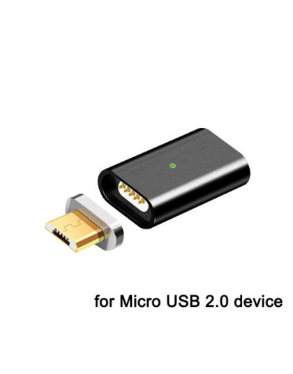 CANDYEIC szybkiego ładowania bezprzewodowego magnetyczny Adapter do iPhone piorun z systemem Android typu C Micro USB 2.0 urządz