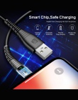 FLOVEME kabel Micro USB kabel oświetleniowy dla iPhone X 6 7 8 Plus kable ładowarki kabel typu C o wysokiej wytrzymałości transf