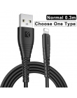 FLOVEME kabel Micro USB kabel oświetleniowy dla iPhone X 6 7 8 Plus kable ładowarki kabel typu C o wysokiej wytrzymałości transf