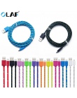 OLAF Nylon kabel Micro USB 1 m 2 m 3 m do Samsung Huawei Xiaomi pleciony przewód do ładowania kabel do Androida USB do telefonu 