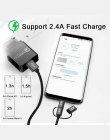 A.S 3in1 telefon komórkowy USB kabel do transmisji danych dla iPhone kabel Micro USB typu C ładowarka kabel do Xiaomi Huawei Sam