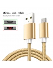 3A kabel Micro USB 3 M Fast ładowania Nylon USB do synchronizacji danych telefonu komórkowego z systemem Android ładowarka kabel