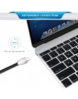 CHOETECH USB typu C kabel szybki kabel ładowania USB-C kabel do synchronizacji danych z 56 k rezystor dla Xiaomi Mi5 telefon kab