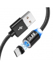 OLAF okrągły kabel magnetyczny typ wtyczki C Micro USB C wtyczki szybkie ładowanie telefonu Microusb typu C magnes ładowarka wty