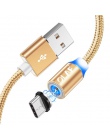 OLAF okrągły kabel magnetyczny typ wtyczki C Micro USB C wtyczki szybkie ładowanie telefonu Microusb typu C magnes ładowarka wty