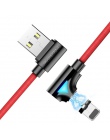 FLOVEME kabel magnetyczny ładowania Micro USB typu C magnes kable oświetlenie dla iPhone Samsung Xiaomi ładowarka samochodowa ka