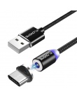 FLOVEME kabel magnetyczny ładowania Micro USB typu C magnes kable oświetlenie dla iPhone Samsung Xiaomi ładowarka samochodowa ka