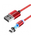 FLOVEME kabel magnetyczny ładowania Micro USB typu C magnes kable oświetlenie dla iPhone Samsung Xiaomi ładowarka samochodowa ka