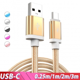 Kabel USB typu C 3.1 szybkie ładowanie kabel 25 cm 1 m 1.5 m 2 m 3 m USB C kabel do ładowania przewód USB-C kabel do Samsung Hua