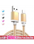 Kabel USB typu C 3.1 szybkie ładowanie kabel 25 cm 1 m 1.5 m 2 m 3 m USB C kabel do ładowania przewód USB-C kabel do Samsung Hua