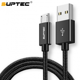 SUPTEC 2 M 3 M kabel Micro USB 2A szybkie ładowanie danych ładowarka kabel do Androida Samsung S6 S7 krawędzi Xiaomi Huawei MP3 