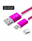 SUPTEC 2 M 3 M kabel Micro USB 2A szybkie ładowanie danych ładowarka kabel do Androida Samsung S6 S7 krawędzi Xiaomi Huawei MP3 