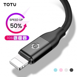 Kabel USB TOTU dla iPhone Xs Max Xr X 8 7 6 6 s Plus 5 5S SE iPad szybka kabel do ładowania ładowarka do telefonu komórkowego dl