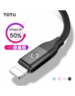 Kabel USB TOTU dla iPhone Xs Max Xr X 8 7 6 6 s Plus 5 5S SE iPad szybka kabel do ładowania ładowarka do telefonu komórkowego dl