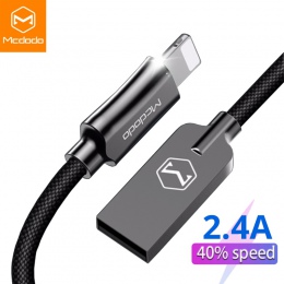 Kabel USB MCDODO 2.4A dla kabel do iphone XS Max XR 8 7 6 S Plus iPad mini dla piorun szybkie ładowania kabel do telefonu komórk