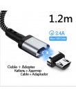 Kabel magnetyczny dla iphone ładowarka magnetyczna do oświetlenia kabel Micro USB typu C kabel do szybkiego ładowania Microusb U