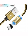 OLAF LED USB kabel magnetyczny dla iPhone X Xr Xs Max kabel Micro USB typu c szybka magnetyczny kabel usb kabel ładowania do Sam