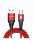 FLOVEME USB typu C kabel do Samsung światło LED Xiaomi USB-C telefon komórkowy szybkie ładowanie danych typu C kabel do huawei