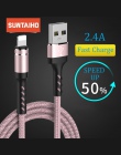 Suntaiho kabel usb do kabel do iphone Xs max Xr X 8 7 6 plus 6 s 5 s plus ipad mini kable szybkiego ładowania ładowarki do telef