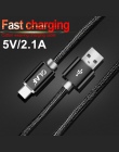 OLAF 1 M 2 M 3 M Nylon kabel USB typu C do Samsung Galaxy Note 9 S9 S8 szybko kabel danych do ładowania dla Xiaomi Mi6 Huawei US