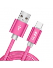 OLAF 1 M 2 M 3 M Nylon kabel USB typu C do Samsung Galaxy Note 9 S9 S8 szybko kabel danych do ładowania dla Xiaomi Mi6 Huawei US