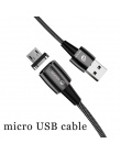 WSKEN X1Pro magnetyczny kabel do ładowania dla ładowarka do iPhone’a kabel Micro USB 3A szybkie USB typu C USB C kabel magnetycz