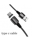 WSKEN X1Pro magnetyczny kabel do ładowania dla ładowarka do iPhone’a kabel Micro USB 3A szybkie USB typu C USB C kabel magnetycz