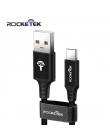 USB firmy Rocketek typu C kabel Micro USB-C szybkie ładowanie telefonu komórkowego typu C do Samsung Galaxy S9 S8 Plus xiaomi re