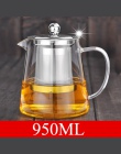 5 rozmiary dobrej borokrzemowego szklany imbryk z ponad 304 zaparzacz ze stali nierdzewnej sitko ciepła do kawy dzbanek do herba