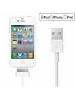 NYFundas ładowarka kabel usb danych dla iphone 4 4s ipoda nano ipad 2 3 iphone 4 s 30 pin 1 m przewód kabel usb do ładowania kab