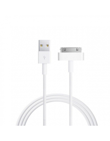 NYFundas ładowarka kabel usb danych dla iphone 4 4s ipoda nano ipad 2 3 iphone 4 s 30 pin 1 m przewód kabel usb do ładowania kab