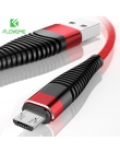 FLOVEME Micro USB kabel do Samsung S6 S5 1 m 2 m o wysokiej wytrzymałości nylonu synchronizacji danych szybka ładowarka cabo tel