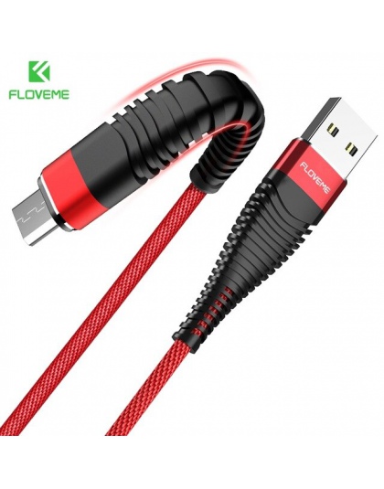 FLOVEME Micro USB kabel do Samsung S6 S5 1 m 2 m o wysokiej wytrzymałości nylonu synchronizacji danych szybka ładowarka cabo tel