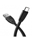 Cafele płaski kabel Micro USB dla Samsung Huawei Xiaomi wytrzymały kabel ładujący synchronizacja danych USB kabel 5 V 2.1A