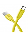 Cafele płaski kabel Micro USB dla Samsung Huawei Xiaomi wytrzymały kabel ładujący synchronizacja danych USB kabel 5 V 2.1A