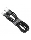 Baseus kabel USB dla iPhone XS Max XR X 8 7 6 6 s Plus 5 5S SE iPad Pro 2.4A szybkie ładowanie ładowarka przewód danych komórkow