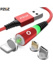 PZOZ kabel magnetyczny kabel Micro usb typu C magnes ładowarka szybkiego ładowania Microusb dla iphone X Samsung S9 S10 xiaomi u