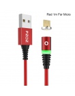 PZOZ kabel magnetyczny kabel Micro usb typu C magnes ładowarka szybkiego ładowania Microusb dla iphone X Samsung S9 S10 xiaomi u