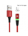 PZOZ kabel magnetyczny kabel Micro usb typu C magnes ładowarka szybkiego ładowania Microusb dla iphone X Samsung S9 S10 xiaomi u