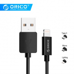 Orico USB kabel dla Iphone 8 7 6 s plus X ładowania dla Ipad mini oświetlenie USB kabel do synchronizacji ładowarki do telefonu 