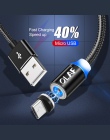 OLAF 1 M magnetyczny Micro USB kabel LED z magnesem przewód ładowarki do Samsung S4 S5 S6 S7 krawędzi kabel magnetyczny Micro US