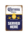Rum z opakowania Bacardi piwo tablica Peroni znaki na metalowej blaszce w stylu vintage Pub Bar kasyno ścienne płytki dekoracyjn
