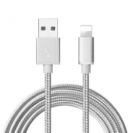 Metalowy pleciony 3 m kabel USB dla iPhone 8 7 6 6 S Plus szybkiego ładowania USB kabel do transmisji danych dla iPhone X XS Max