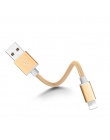 Metalowy pleciony 3 m kabel USB dla iPhone 8 7 6 6 S Plus szybkiego ładowania USB kabel do transmisji danych dla iPhone X XS Max