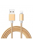 Metalowy pleciony 3 m kabel USB dla iPhone 8 7 6 6 S Plus szybkiego ładowania USB kabel do transmisji danych dla iPhone X XS Max