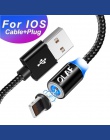 OLAF magnetyczny kabel USB 1 M 2 M przewód szybkoładujący dla iPhone Xs Max typu c kabel do Samsung S8 Xiaomi Huawei Mate 20 prz